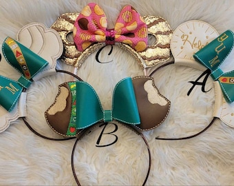 Cookie Ears, mouse ears, Scout cookies, headbands, girls hair accessories, vinyl