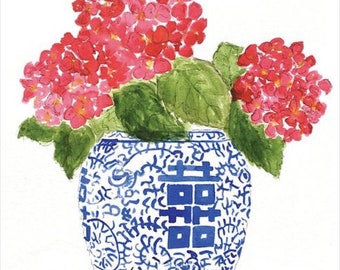 Ginger Jar Prints of Original Watercolors