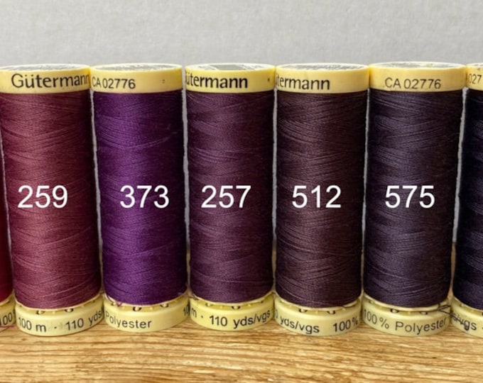 Gutterman sew all thread, 100% Polyester, 100metres, threads