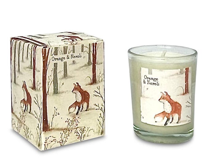 Orange & Neroli 9cl Votive Wildlife Candle by Heaven Scent