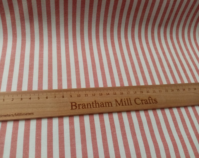 Red Stripe Cotton Fabric
