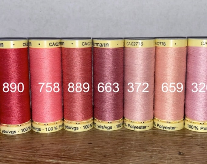 Gutterman sew all thread, 100% Polyester, 100metres, threads
