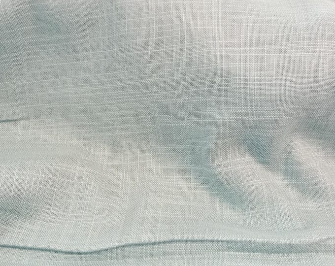 Eau De Nil Linen Viscose Fabric, PER HALF METRE