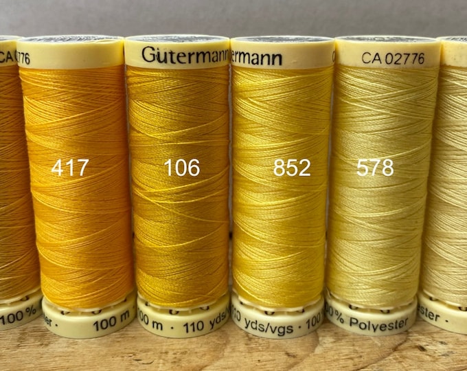 Gutterman sew all thread, 100% Polyester, 100metres, threads
