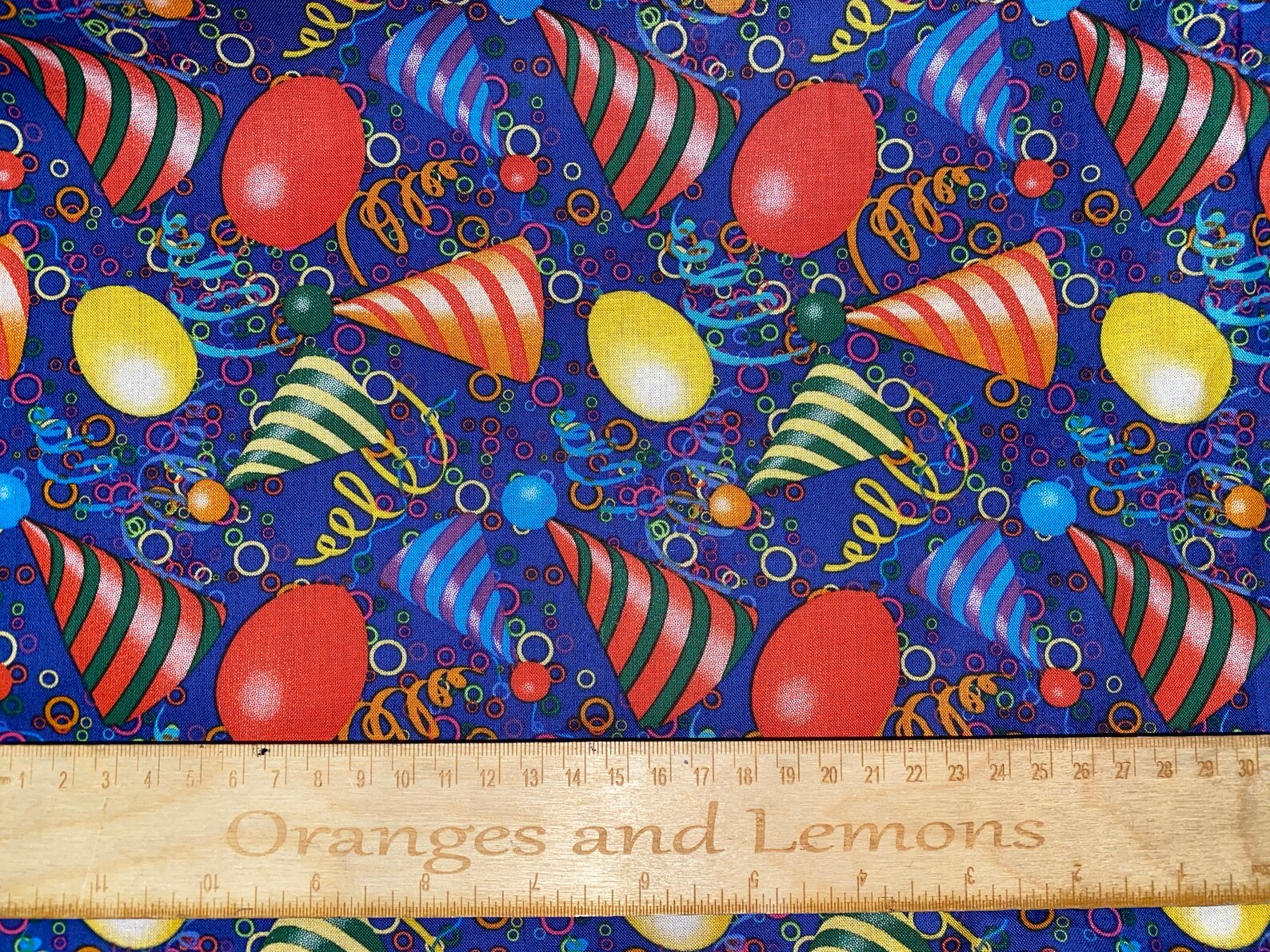 Birthday Party Fabric Celebration Fabric 100 Cotton 135cm Etsy