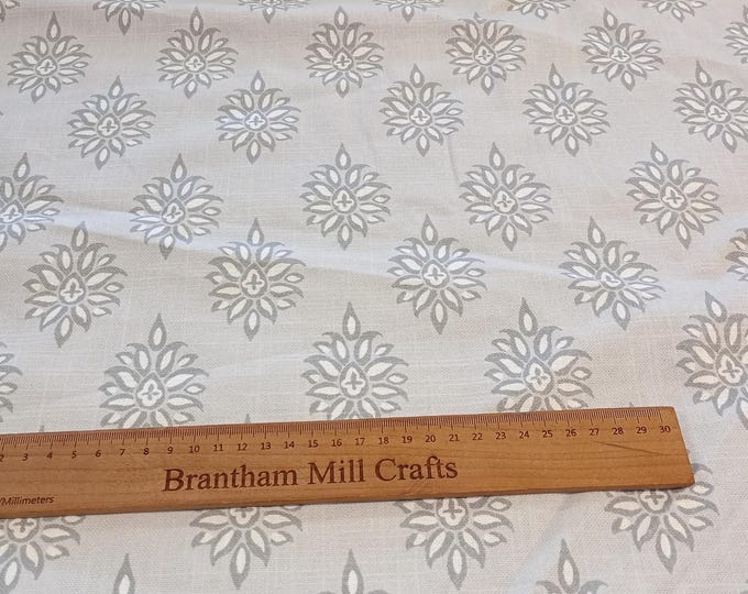 Grey print Fabric PER HALF METRE