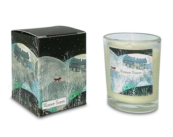 Winter Scent 9cl Votive Illustrated Candle by Heaven Scent