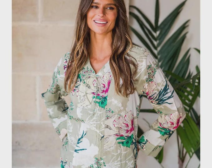 Tropical Women’s Cotton Top