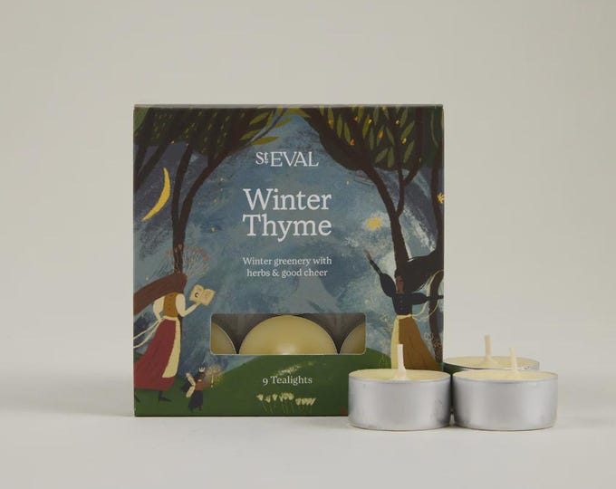 St Eval Winter Thyme, Scented Christmas Tealights