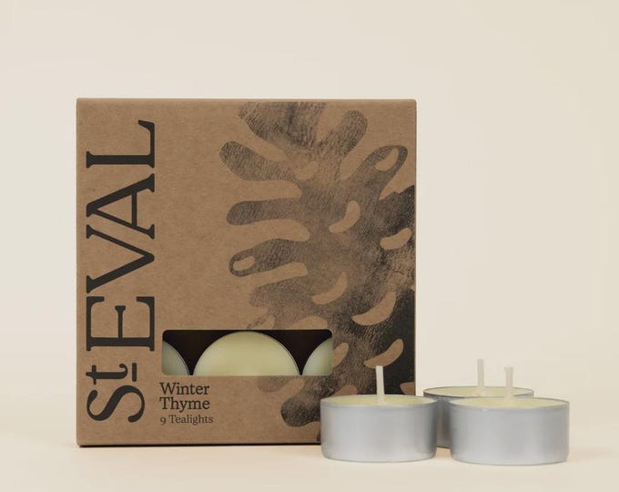 St Eval Winter Thyme, Scented Tealights