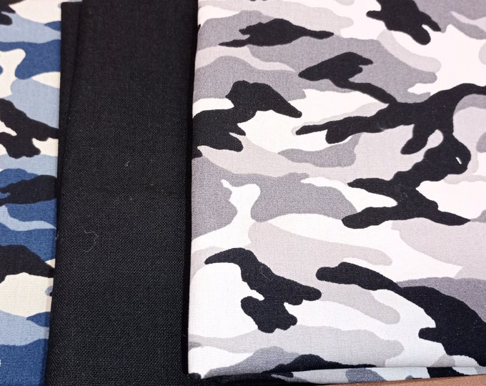 Camouflage Cotton Fat Quarter Bundle
