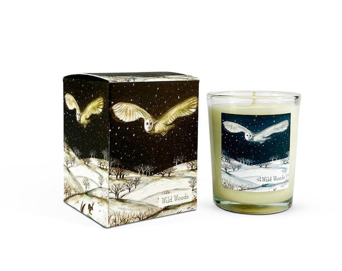 Wild Woods 9cl Wildlife Range Illustrated Candle by Heaven Scent