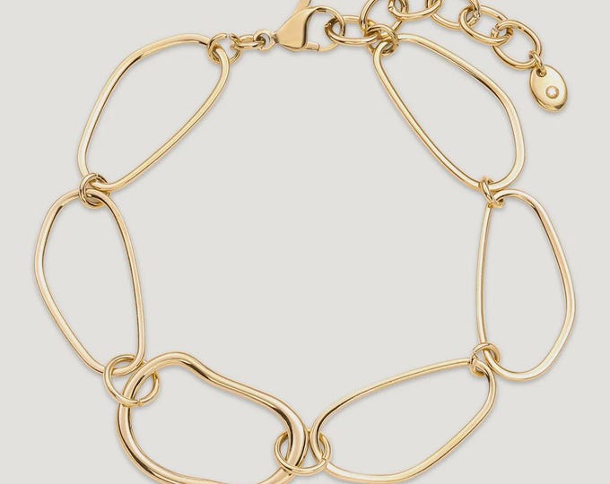 Vibes | Liquid Link Bracelet | 18K Gold-Plated