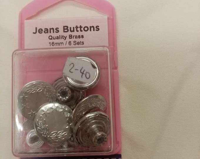 Pack of Jeans Buttons