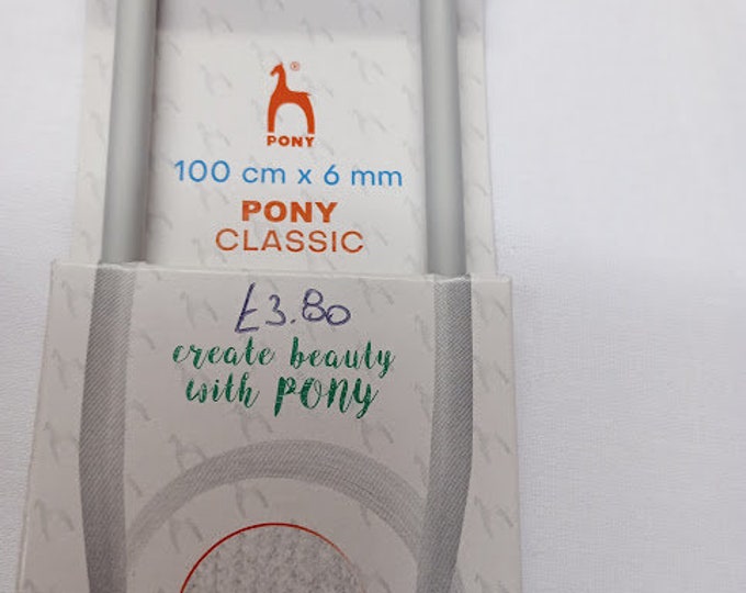 Pony Circular Needle 6 mm - 100 cm