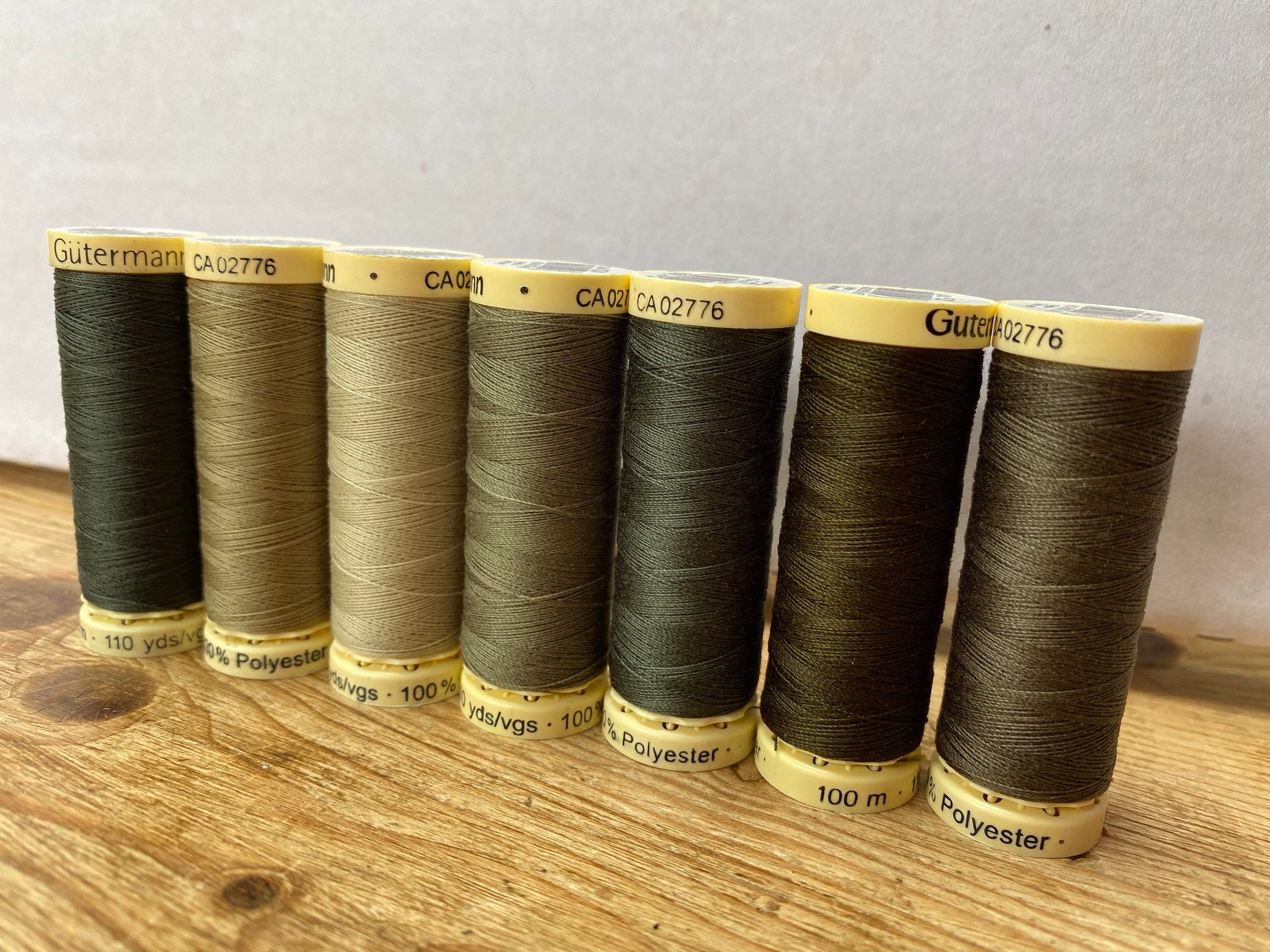 Gutermann Polyester Thread Printed Shade Card