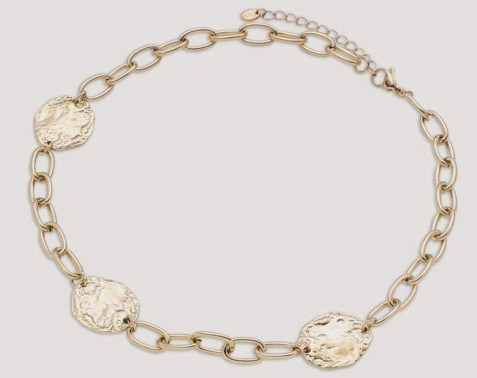 Vibes | Cosmic Ripple Links Necklace | 18K Gold-Plated