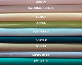 100% Cotton, Craft Cotton, Plain Fabrics, Colours, PER HALF METRE