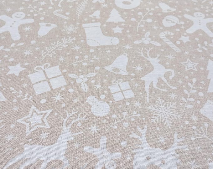 Christmas Print fabric PER HALF METRE