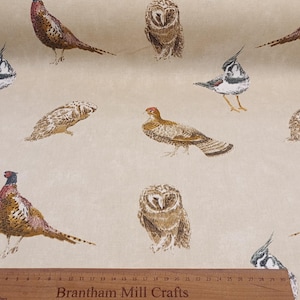 Wild Bird Fabric, PER HALF METRE