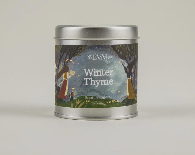 St Eval Winter Thyme, Scented Christmas Tin Candle