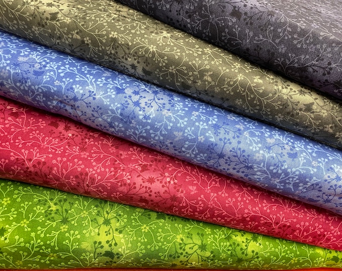 100% Cotton Fabric, 110cm width, Floral Print would be great for quilting