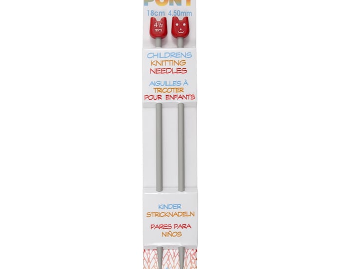 Pony Children's Knitting Needles. 4.5 mm, 18cm