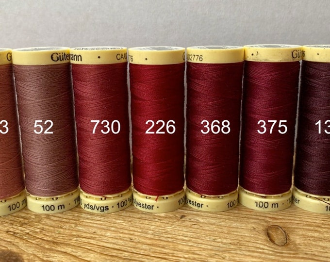 Gutterman sew all thread, 100% Polyester, 100metres, threads