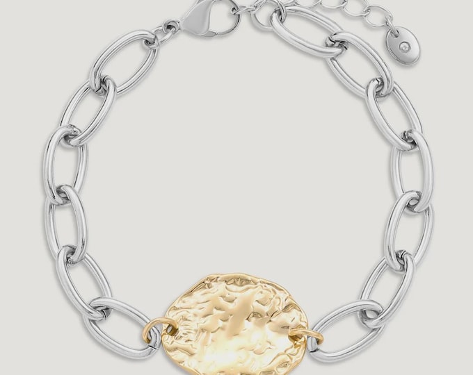 Vibes | Molten Aura Bracelet | 18K Gold & White Gold-Plated