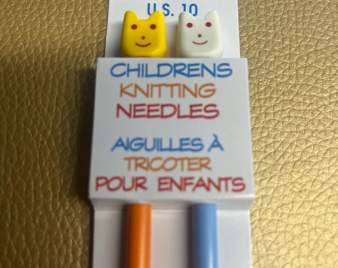 Pony Children's Knitting Needles. 6 mm, 18cm