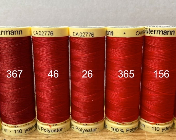 Gutterman sew all thread, 100% Polyester, 100metres, threads