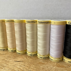 Gutterman sew all thread, 100% Polyester, 100metres, threads