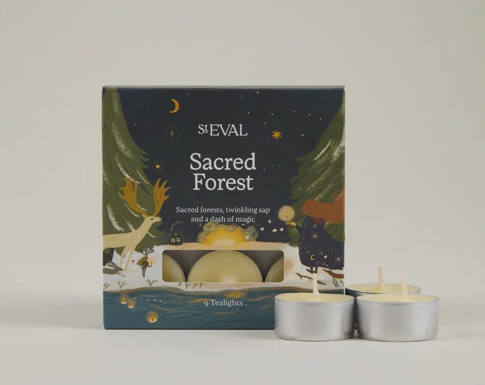 St Eval Sacred Forest, Scented Christmas Tealights