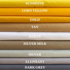 100% Cotton, Craft Cotton, Plain Fabrics, Colours, PER HALF METRE