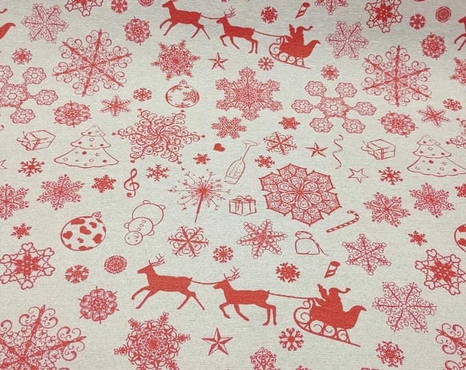 Christmas Print fabric PER HALF METRE