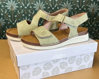 Summer sandals sage green