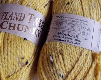 Shetland Tweed Chunky Wool, shade 1377