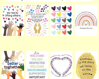Diversity equity and inclusion posters, diversity poster for classroom, diversity pride poster, diversity printable,