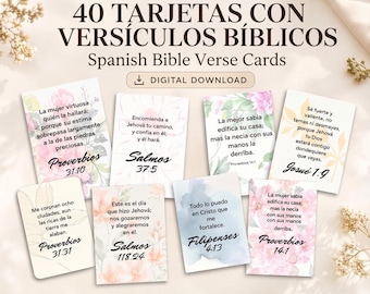 Spanish Bible Verse Cards: Affirmations for Women (Digital Download)