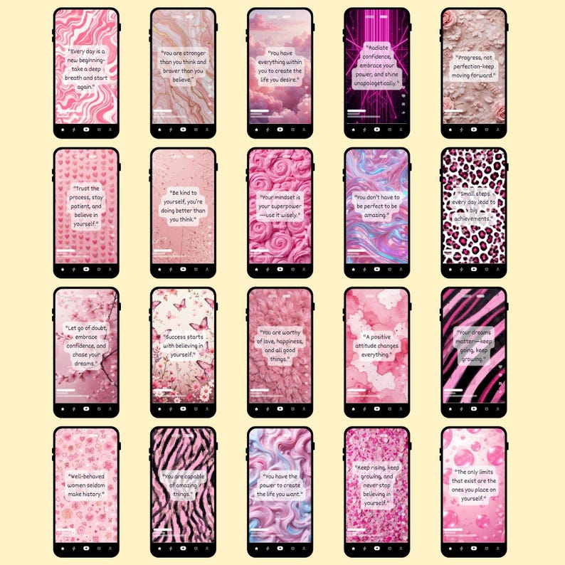 IPhone Aesthetic Pink Wallpaper, Pink iPhone Lockscreen, Bundle ...