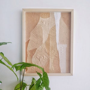 Modern fabric wall art sale