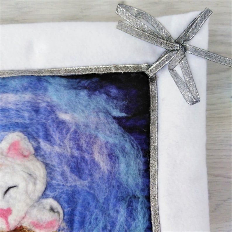 Felted wall hanging Felted picture Wool painting Etsy