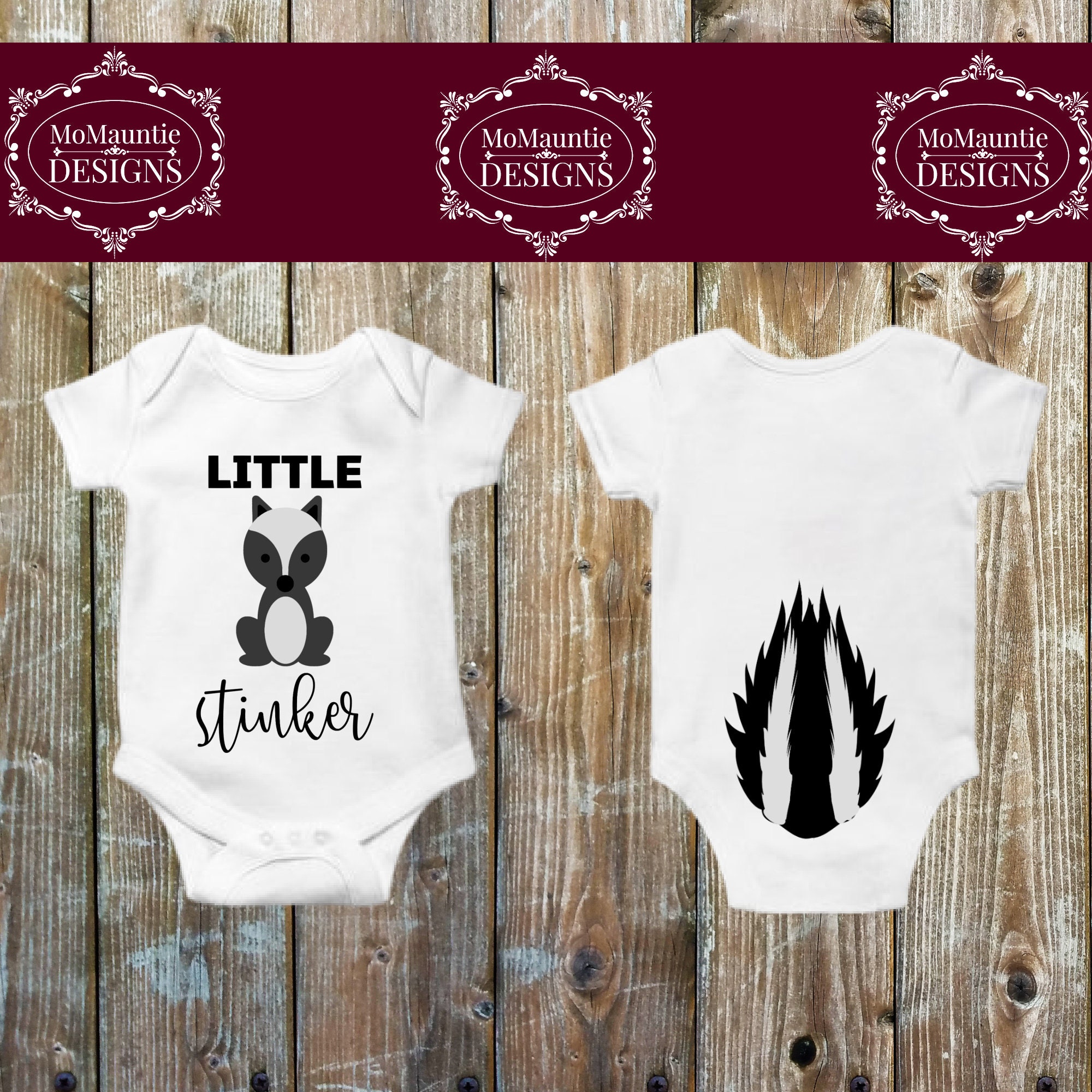 Little Stinker Skunk staart snijden bestand - svg - png - jpg - dxf - eps persoonlijk of commercieel gebruik Cricut Cameo silhouet