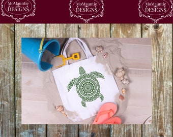 Schildpad mandala-snijbestand - svg - png - jpg - dxf - eps Persoonlijk of commercieel gebruik Cricut Cameo Silhouette
