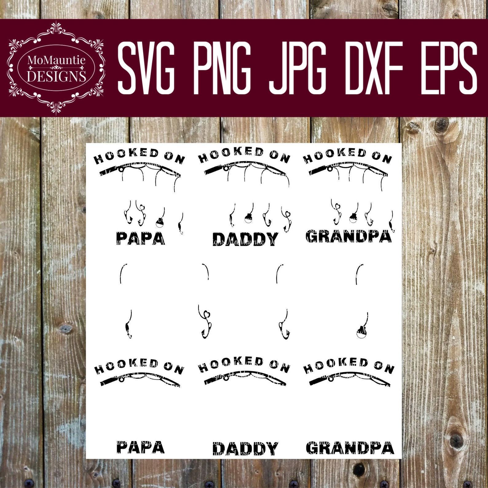Free Free 80 Fishing Svg Hooked On Papa Svg SVG PNG EPS DXF File