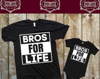 Bros for Life Cutting File - svg - png - jpg - dxf - eps Personal or Commercial Use Cricut Cameo Silhouette