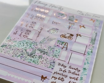 Love, France Hobonichi Weeks sticker kit, Decorative Stickers,Functional stickers ,Planner stickers , Journaling stickers