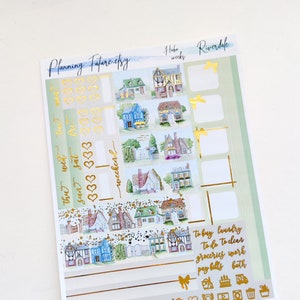 Riverdale Gold Foiled Hobonichi Weeks sticker kit, Decorative Stickers,Functional stickers ,Planner stickers , Journaling stickers