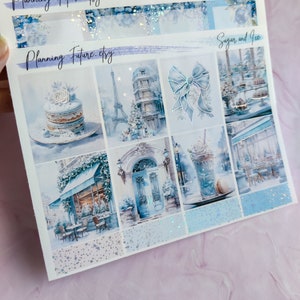 Sugar & Ice Holografisch Foiled Sticker Kit, Dekorative Aufkleber, Funktionale Aufkleber, Planer Aufkleber, Journaling Aufkleber