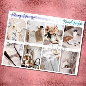 Neutrals for Life fullbox stickers, Decorative stickers, Planner stickers , Journaling stickers , Scrapbooking